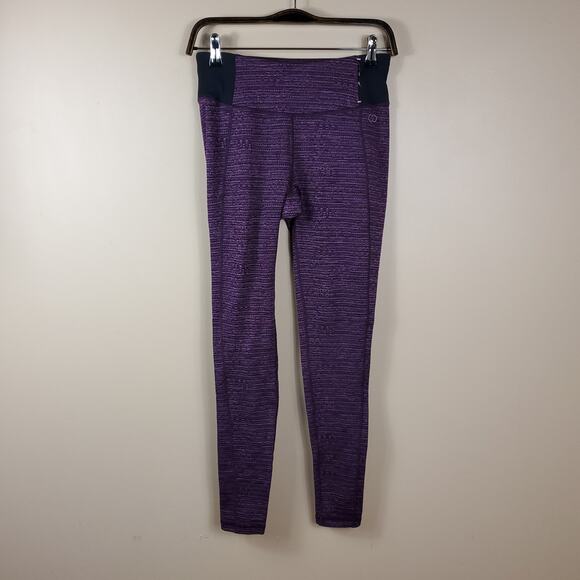 Calia Purple Heathered Mid-rise Cropped Leggings Size S - Picture 1 of 8